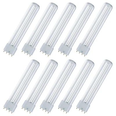 10 X Osram Dulux L Lampes à Économie D'Énergie 55W/827 2G11 Lumilux Interna
