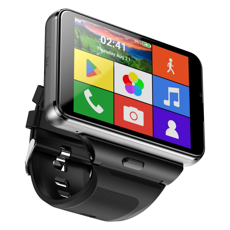 2.88in 4G Larger Screen  Smart Watch Android 11 Dual Camera WIFI GPS SIM Support - Image 3 of 4