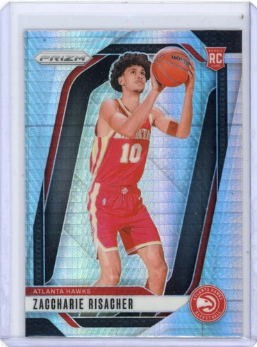 Zaccharie Risacher 2024-25 Panini Prizm #265 Hyper Prizm Rookie RC