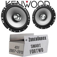 Kenwood Lautsprecher FüR Smart Fortwo 451 Front 16Cm Koax Auto Boxen Einbauset
