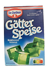 Dr. Oetker Jello-Style Gelatin Dessert Exp 3/27 Woodruff Flavor FREE SHIPPING