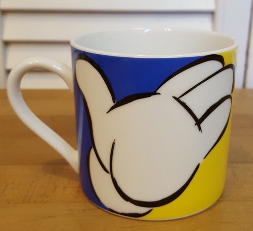 Gourmet Mickey Coffee Tea Mug Mickey Mouse Hands Gloves Graphic - Picture 1 of 8