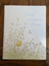 Vintage Babys Stepping Stones Memory Book By C.R. Gibson 1979 Illustrated By Bon
