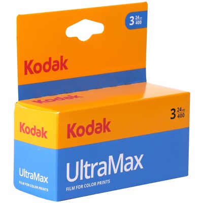Kodak Ultra Max 400 135-24 Farbnegativfilm 3er Pack