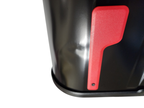 Barrington Black, Large, Steel, Post Mount Mailbox(defect Dent) - Picture 4 of 9