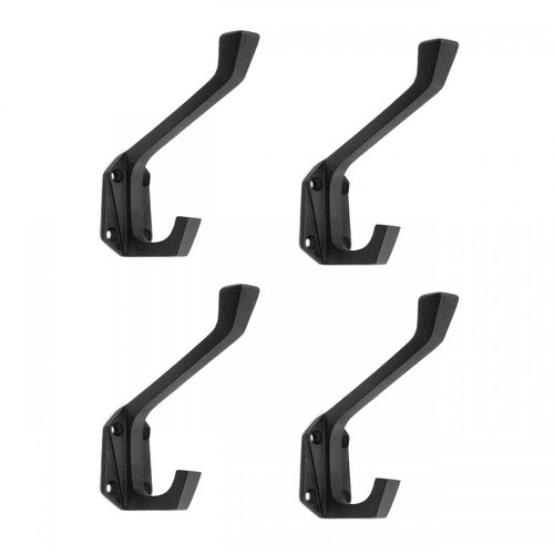 Heavy Duty Coat Hooks Double Hook Coat Hanger 3.35 x 1.25 x 4 inches