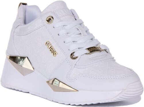 GUESS Fl5Tlyfal12 Tallyn Active Damen Keilabsatz Trainer IN Weiß Größe UK 3 - 8 GUESS Fl5Tlyfal12 Tallyn Active Damen Keilabsatz Trainer IN Weiß Größe UK 3 - 8