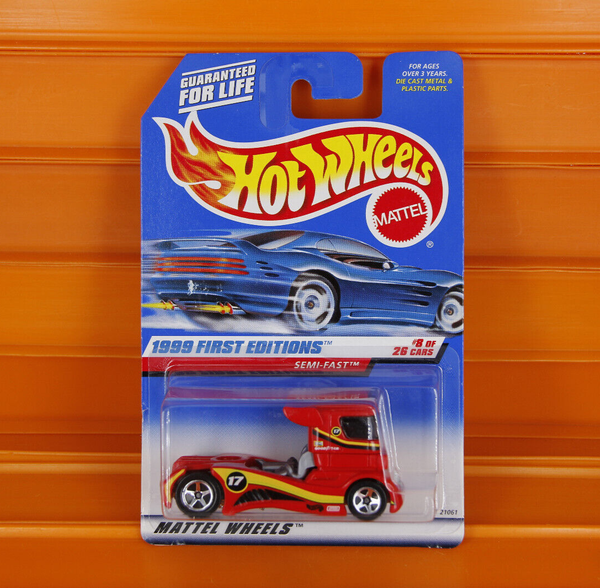 Hot Wheels - 1999 - SEMI-FAST (Rot, Roter Grill) - First Editions 8/26 - #914-image