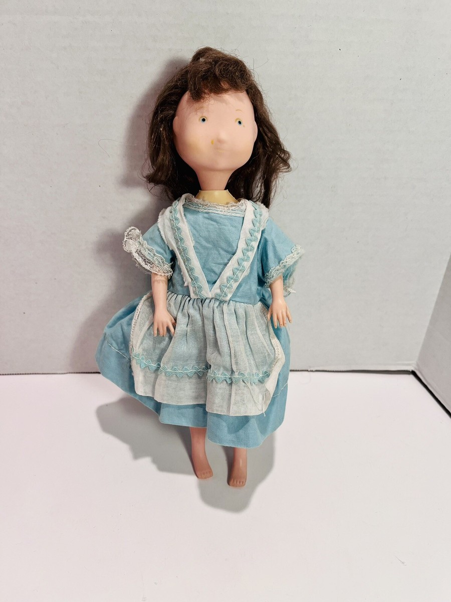1974 Holly Hobbie Doll HOLLY Vinyl 10” Knickerbocker Toys