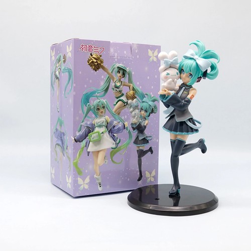 1 Stück 20 cm/7,87 Zoll Hatsune Miku X Cinnamoroll Anime Figur Kawaii Miku Action - Bild 10 von 18
