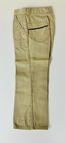 Vintage 1980's Winnie The Pooh Disney Brand Size 5 Slim Pants Kids Slacks Khaki - Picture 7 of 20