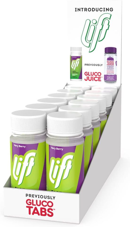 Lift FastActing Glucose Energy Juice Shots Very Berry 12 Pack of 60 ml eBay