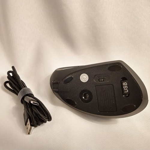 Lekvey Ergonomic Mouse, Vertical Wireless Mouse Rechargeable 2.4GHz 6 Buttons - Picture 19 of 22