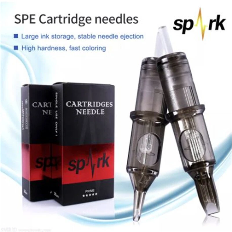 Spark Needles 20,40,60,100PCS Disposable Tattoo Cartridge Needles RL, RS, RM, M1 image 3