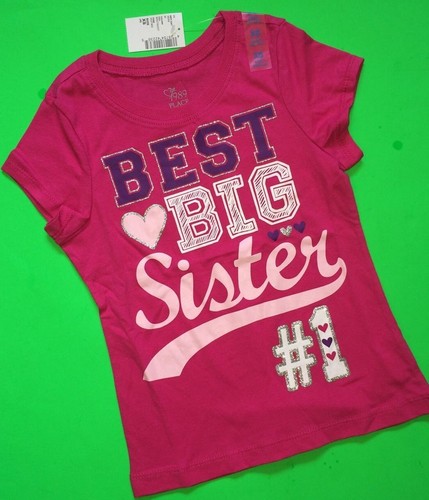 ~NEW~ BIG SISTER Princess Daddy's Girl Graphic Shirts 4 4T 5-6 7-8 10-12 14 Gift - Picture 6 of 18