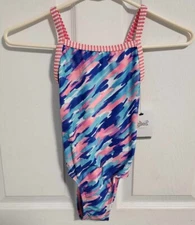 Dolfin Uglies Girls One Piece Swimsuit - Size 10