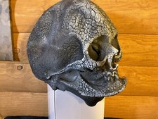 Creepy Halloween Full Head Skull Mask Adult Entire Head Realistic Latex