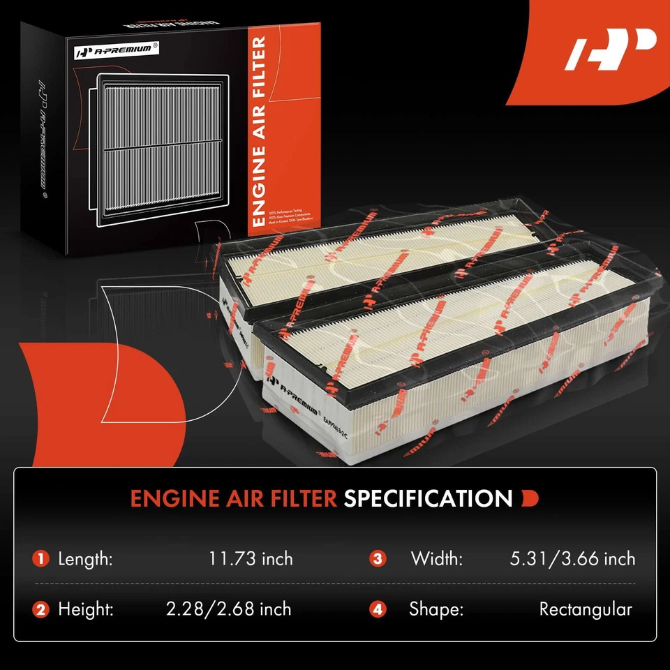 4x Filtro de aire de motor nuevo para Mercedes-Benz AMG GT 63 GLS600 E63 AMG S Maybach Foto 3 de 4