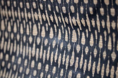 GOLDEN DROPS OVER BLACK UPHOLSTERY FABRIC 55'' WIDE WATER & STAIN REPELLENT BY YD