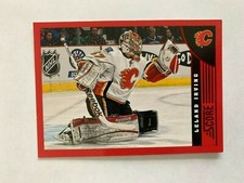 2013-14 Score Red Border #72 Leland Irving - Calgary Flames