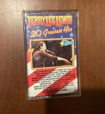 Jerry Lee Lewis 20 Greatest Hits Cassette TESTED