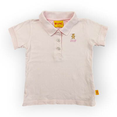 Steiff Mädchen Polo Shirt 92 rosa Sommer T-Shirt Baby Girl Oberteil
