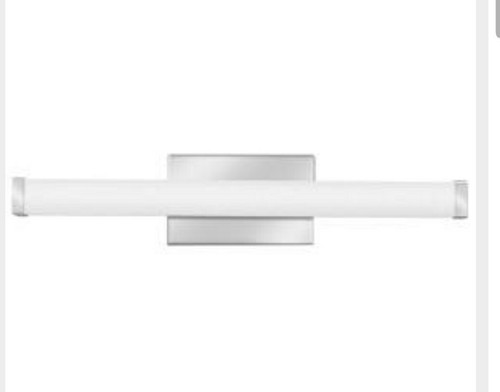 2 Foot Chrome LED Dimmable Vanity Light Bar Switchable Light Color by Lithonia - Picture 2 of 7