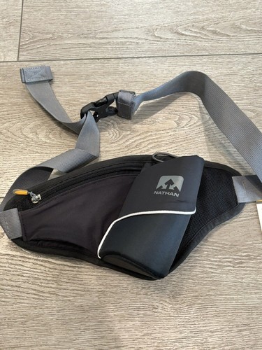 Nathan Hydration Waist Pak Pack Running 22oz Black Triangle Hiking Fanny