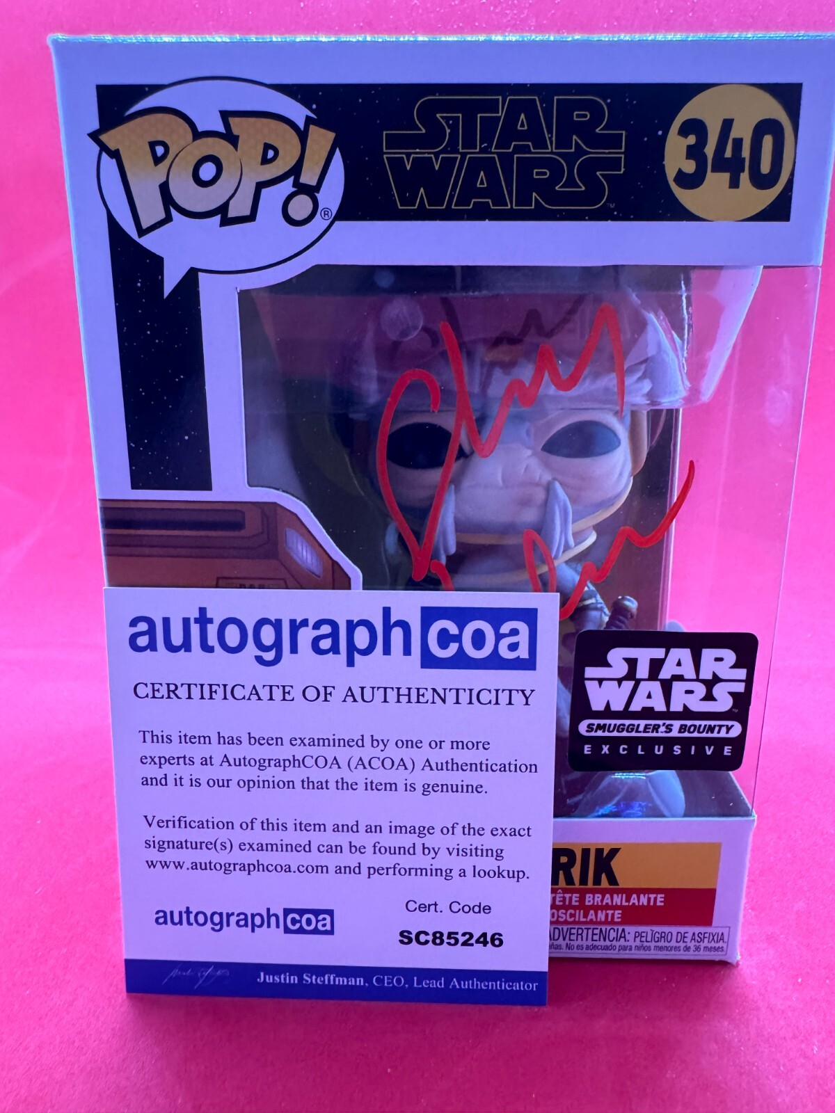 Thumbnail - Shirley Henderson Signed Autogramm Funko Pop Star Wars In Person
