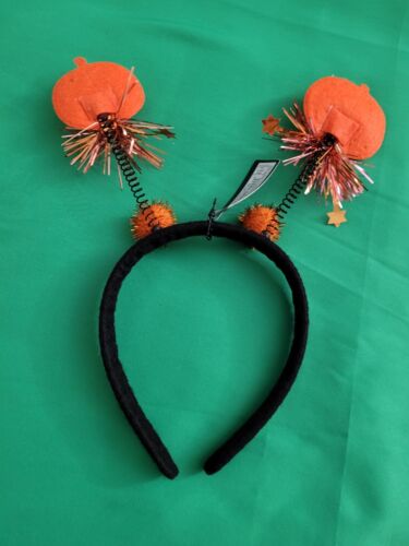 Trick or Treat Halloween gruseliges Stirnband Kürbis Fledermaus neu Haarschmuck 2 Stück - Bild 3 von 7