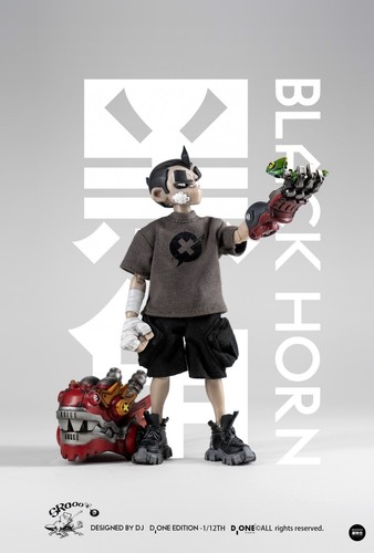 D_One Studio Black Horn Loong 1/12 Collectible Action Figures Limited Art Models - Picture 6 of 9