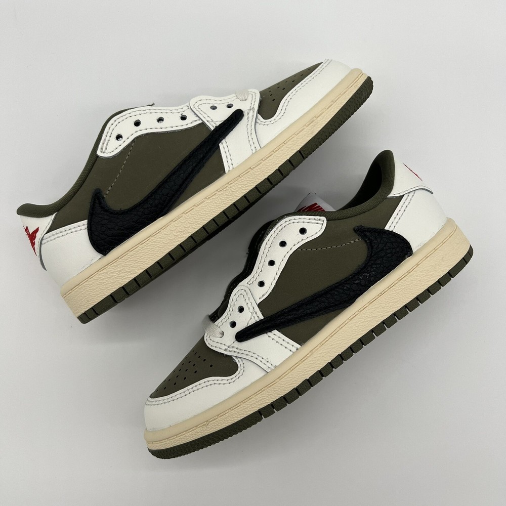 Jordan 1 Retro Low OG SP - Travis Scott Medium Olive (DO5442-200) - Size 12C PS