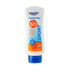 Equate Sport Sunscreen Lotion SPF 50, Broad Spectrum, 8 fl oz