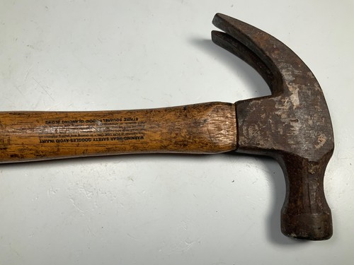 Vintage True Temper Nr. 416 Klauenhammer Hickory Griff USA 1 LB 5 OZ 13 Zoll - Bild 8 von 15