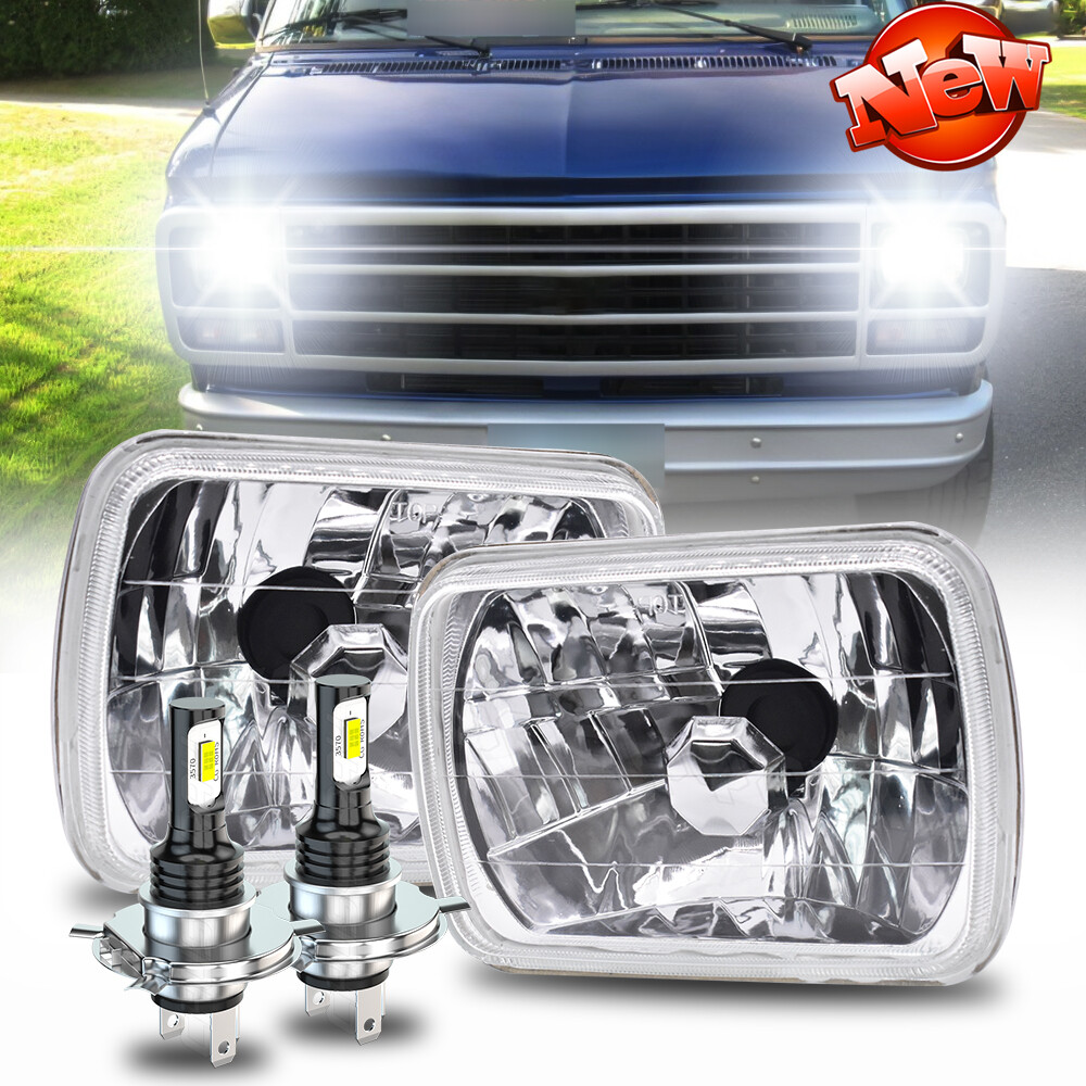 fit Chevy G10 G20 G30 Van 1978-1995 Pair 5x7 7x6