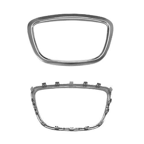 Cubierta de moldura de marco central de aleación para volante de coche Audi A3 A4 Q7 A8 Q5 13-17 - Imagen 8 de 8