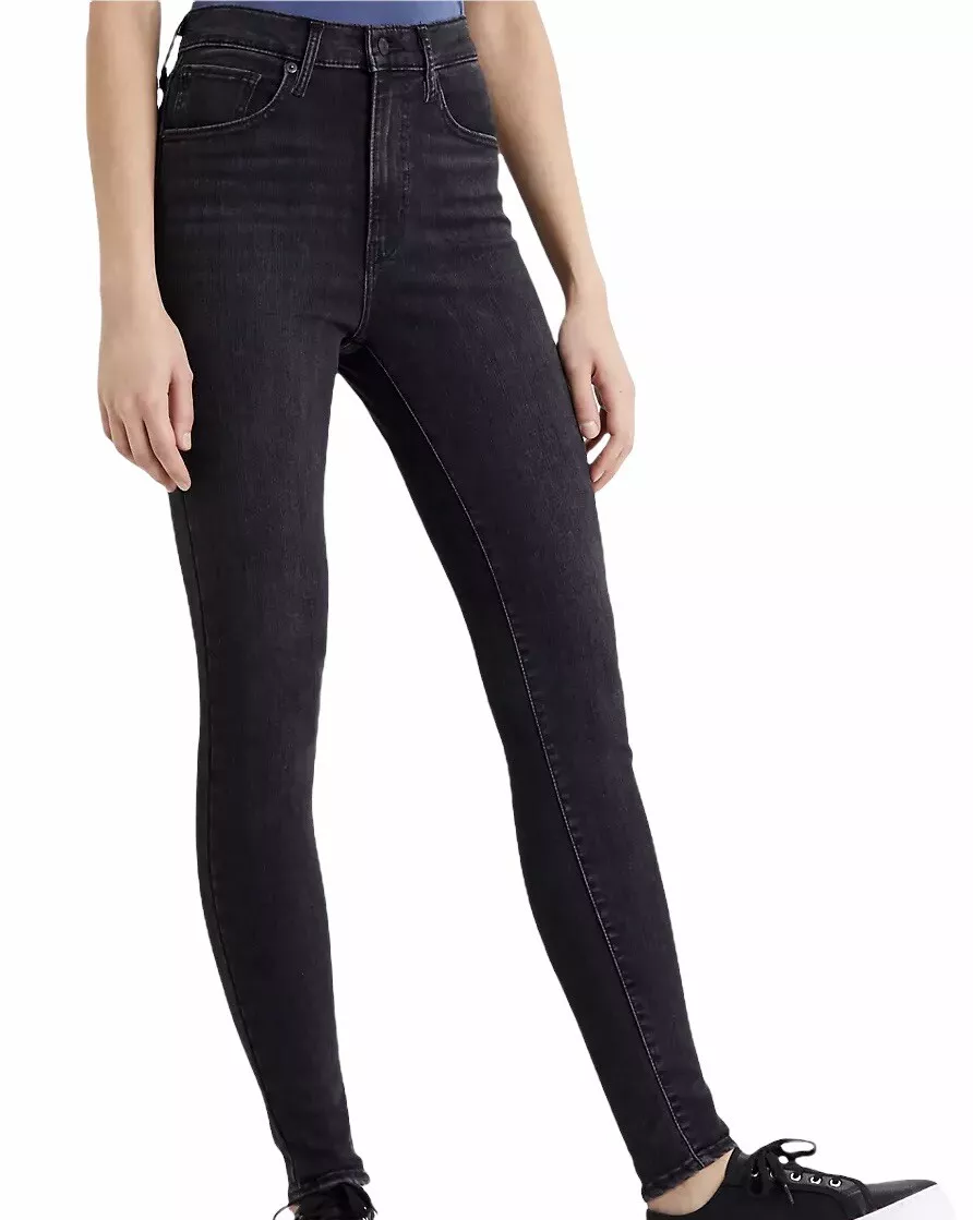 Levi's high top rise black jeans