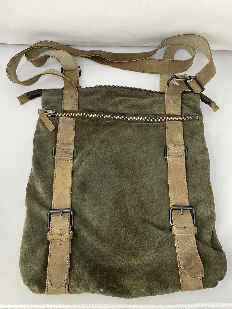 ALLSAINTS Suede/Leather Spital Fields Jacks-Place Crossbody Bag | eBay