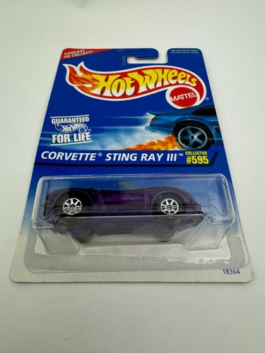 Hot Wheels Corvette Stingray III #595 Purple 1996 - Picture 5 of 7