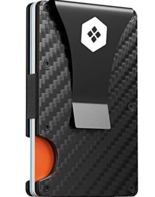 Sorax Minimalist Slim Wallet Carbon Fiber Wallets For Men RFID