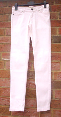 Super Hose Jeans BROADWAY NYC Fashion rosé BW XS 34 schmal extralang kaum getr.