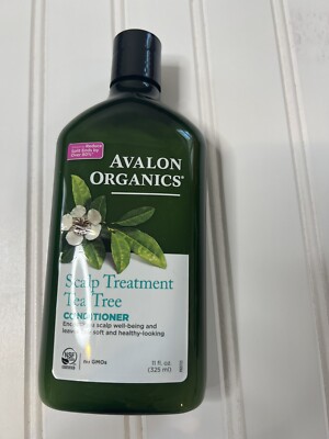 Avalon Organics Scalp Treatment Tea Tree Conditioner , 11 oz. NEW 1813