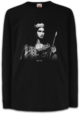 Urban Backwoods T-Shirt Uomo 'Karl Martell' – 100% Cotone, Stampa Di Qualità, Vestibilità Regular, Taglie Dalla S Alla 5XL