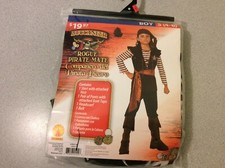 Boys Halloween Costume Buccaneer Pirate Mate Rogue S 4-6 Dress up Cosplay