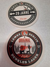 SEHR SELTEN: Bierdeckel Kleinbrauerei Lemke Berlin