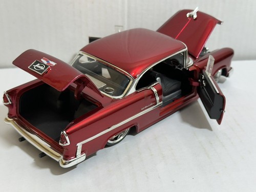 JADA BIGTIME BTK 1955 CHEVY BEL AIR RED 1:24 DIECAST MODEL CAR NEW NO BOX - Picture 9 of 12