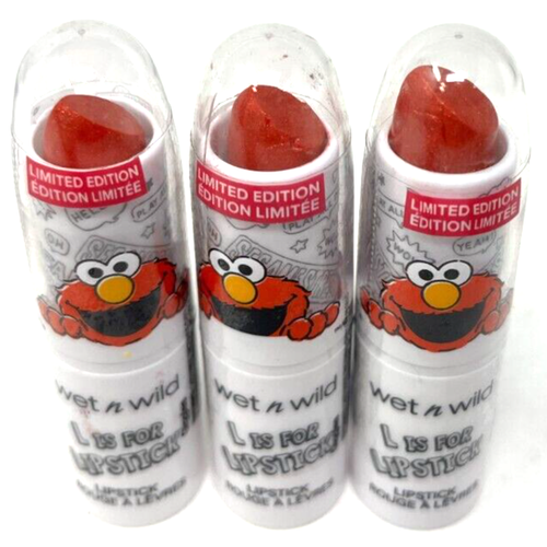 (3) Wet N Wild x Sesame Street L Is For Lipstick Sealed 1115668 - Giggles - Picture 2 of 3