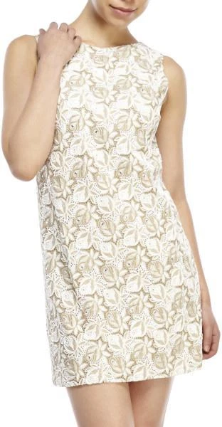 OFF WHITE Abito Alice & Olivia Off White Crema Lizzy Impreziosito S L Cambio $698 Nuovo con etichette 12