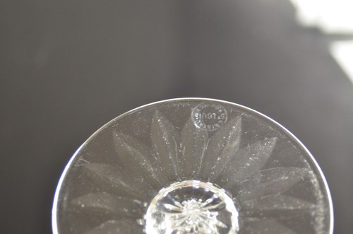 ANCIENNE 1 VERRE A VIN EAU CRISTAL TAILLE MODELE SAMMY TAILLE ST LOUIS 18,5cm - Bild 7 von 24