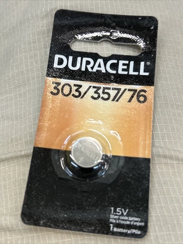 DURACELL Silver Oxide 303/357/76 1.5V 175 Ah Electronic Watch Battery BRAND NEW